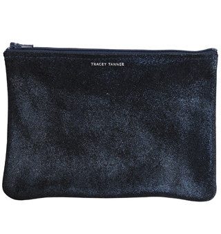 Midnight Sparkle Medium Zip Pouch Online now