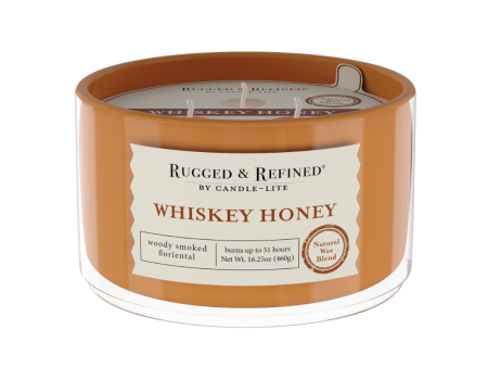 Whiskey Honey 3-wick 16.25oz Jar Candle Online