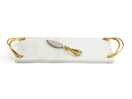 Calla Lily Small Cheese Board w  Spreader For Discount