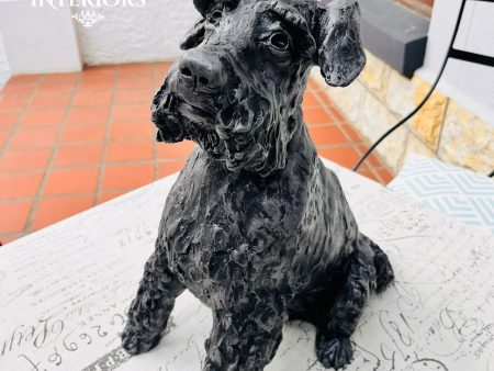 Maya the Schnauzer Sculpture For Sale