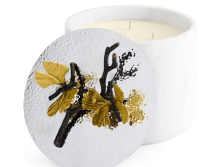 Butterfly Ginkgo Large Marble Candle on Sale