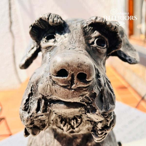 Maya the Schnauzer Sculpture For Sale