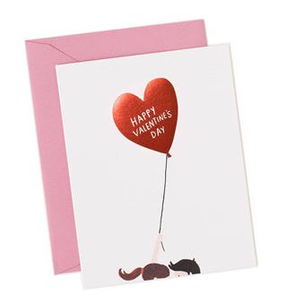 Valentine s Balloon Card Supply