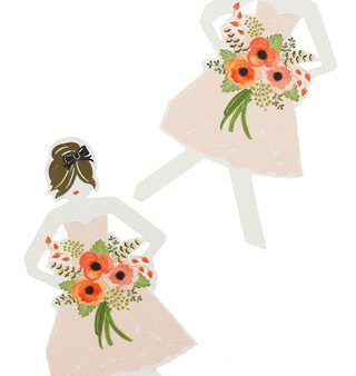 Bridesmaid Paper Doll Card Online now