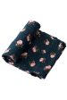 Midnight Rose Cotton Muslin Swaddle Online Sale