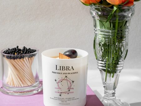 Libra Zodiac Candle Hot on Sale