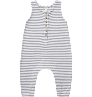 Striped Sleeveless Jumpsuit | Grey Online Sale