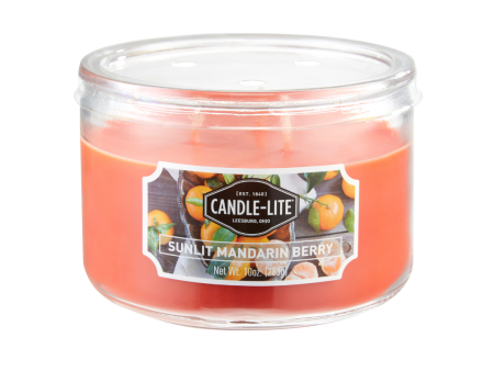 Sunlit Mandarin Berry 3-wick 10oz Jar Candle For Sale