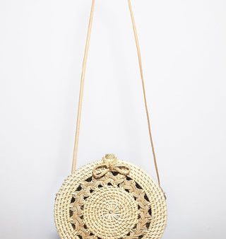 Classic Pattern Round Basket Bag Supply