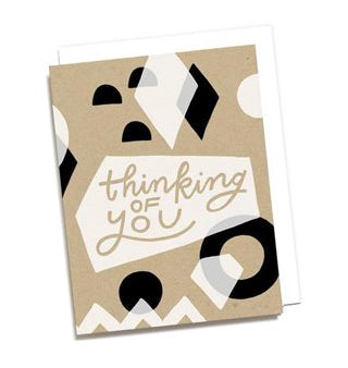 Thinking of You Geo Card Hot on Sale