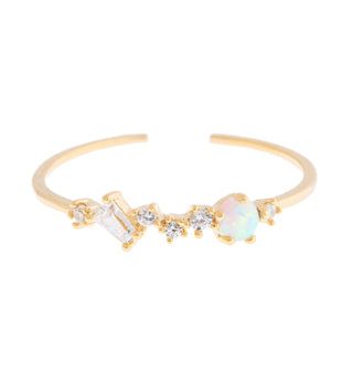 Charming Opal Adjustable Ring | Gold Online now