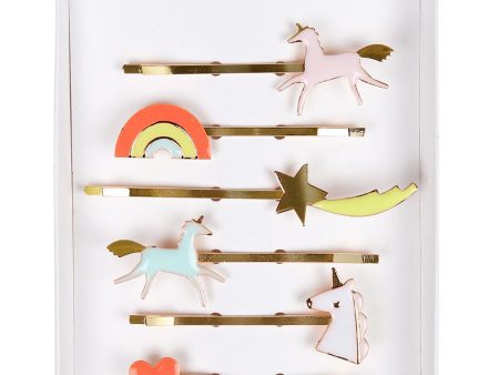 Unicorn Enamel Hair Slides Online Hot Sale