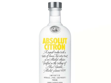 Absolut Citron Vodka on Sale