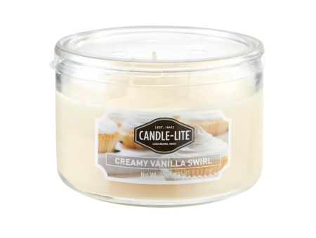 Creamy Vanilla Swirl 3-wick 10oz Jar Candle Online