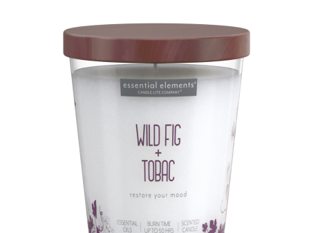 Wild Fig & Tobac 9oz Jar Candle Supply