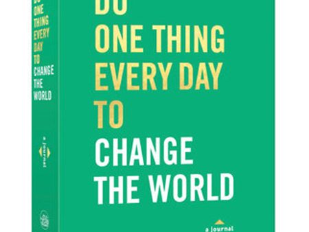 Do One Thing a Day to Change the World: A Journal For Sale