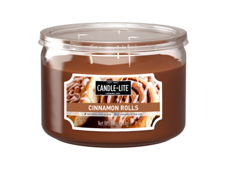 Cinnamon Rolls 3-wick 10oz Jar Candle Online Sale