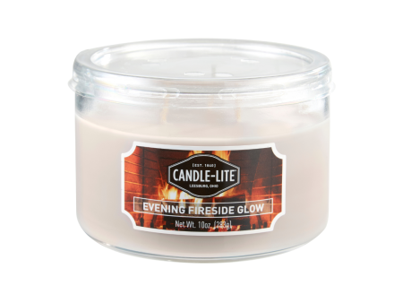 Evening Fireside Glow 3-wick 10oz Jar Candle Online Sale