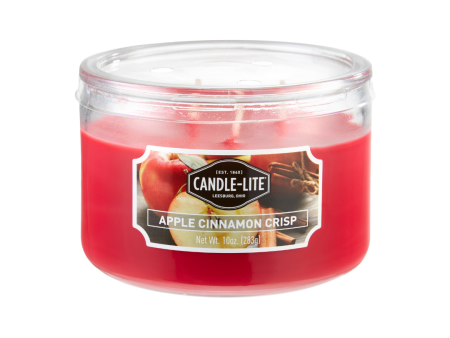 Apple Cinnamon Crisp 3-wick 10oz Jar Candle Discount