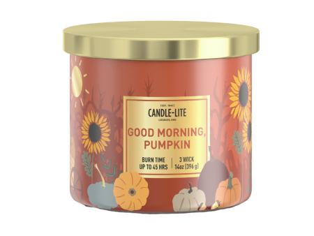 Good Morning, Pumpkin 3-wick 14oz Jar Candle Fashion