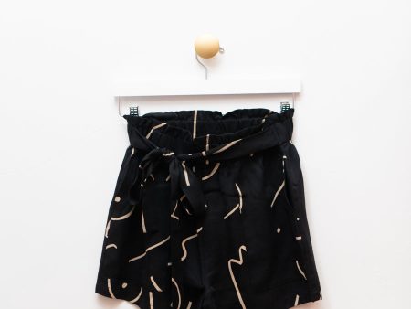 Babbit Shorts | Black Contour Print Hot on Sale