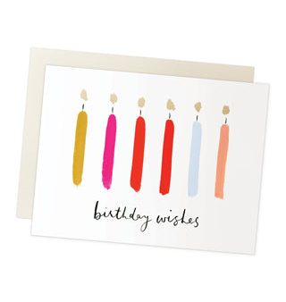 Birthday Candles Card For Cheap