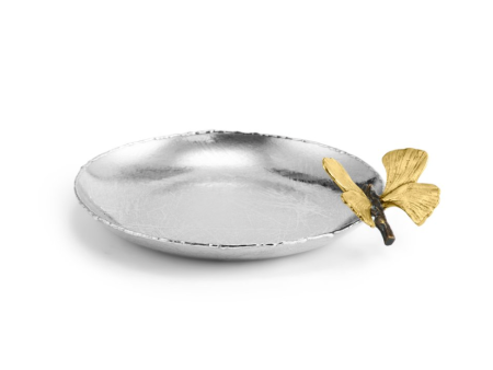 Butterfly Ginkgo Round Trinket Tray For Discount