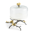 Butterfly Ginkgo Cake stand w  Dome Supply