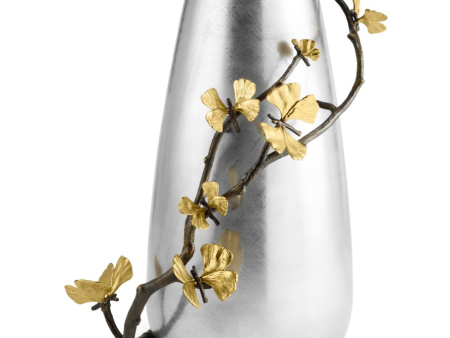 Butterfly Ginkgo Centerpiece Vase For Sale