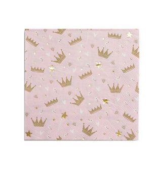 Sweet Princess Napkin Set 16 For Discount