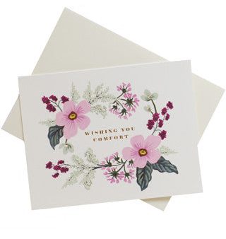 Wishing You Comfort Bouquet Card For Discount