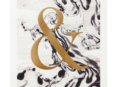 Marbled Ampersand Print Online now