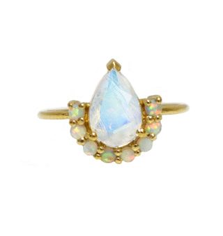 Opal & Moonstone Ballerina Ring Hot on Sale