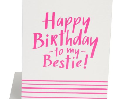 Birthday Bestie Card For Sale