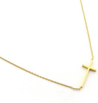 Horizontal Cross Necklace For Cheap