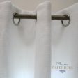 Hemp White Eyelet Curtain Online