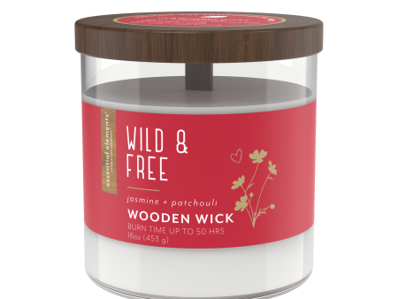 Wild & Free Wooden-Wick 16oz Jar Candle on Sale