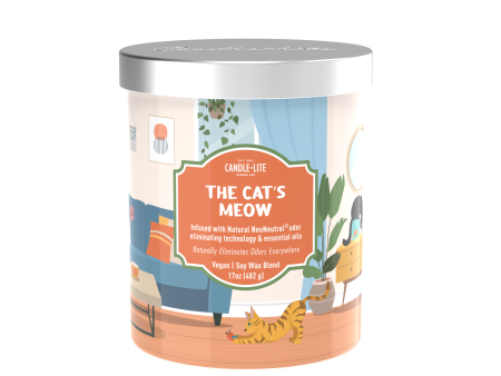 The Cat s Meow 2-wick 17oz Jar Candle Online now