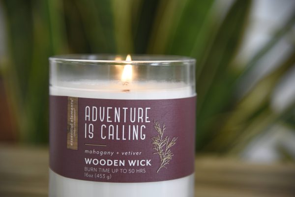 Adventure is Calling Wooden-Wick 16oz Jar Candle Online Sale