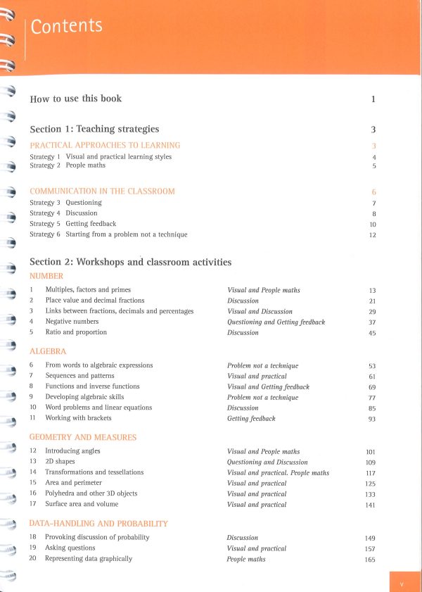 Aimssec Maths Teacher Support Series Mathematical Thinking In The Lower Secondary Classroom For Discount